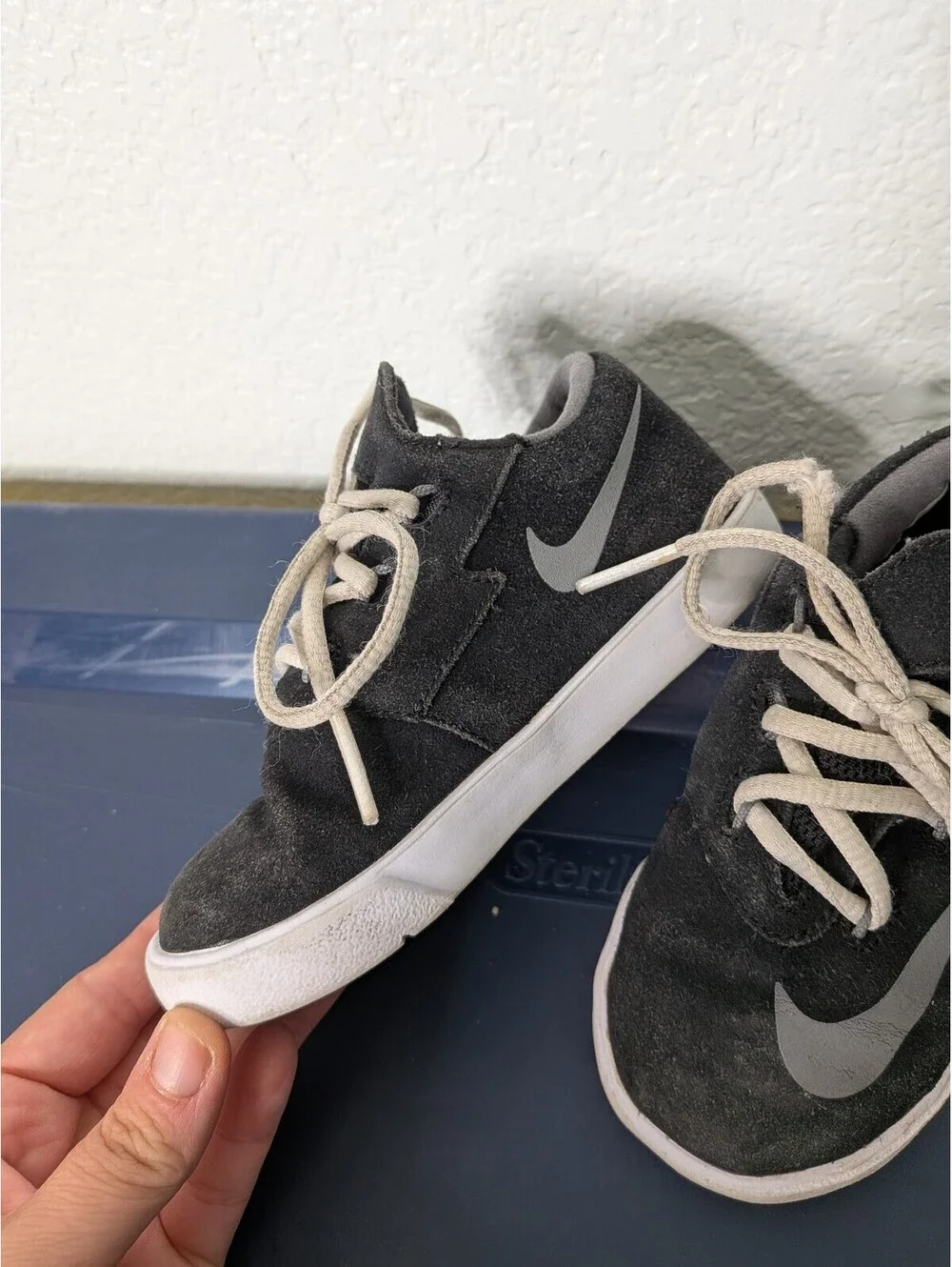 Nike KD Black Suede Basketball Sneakers Toddler Size 7C
